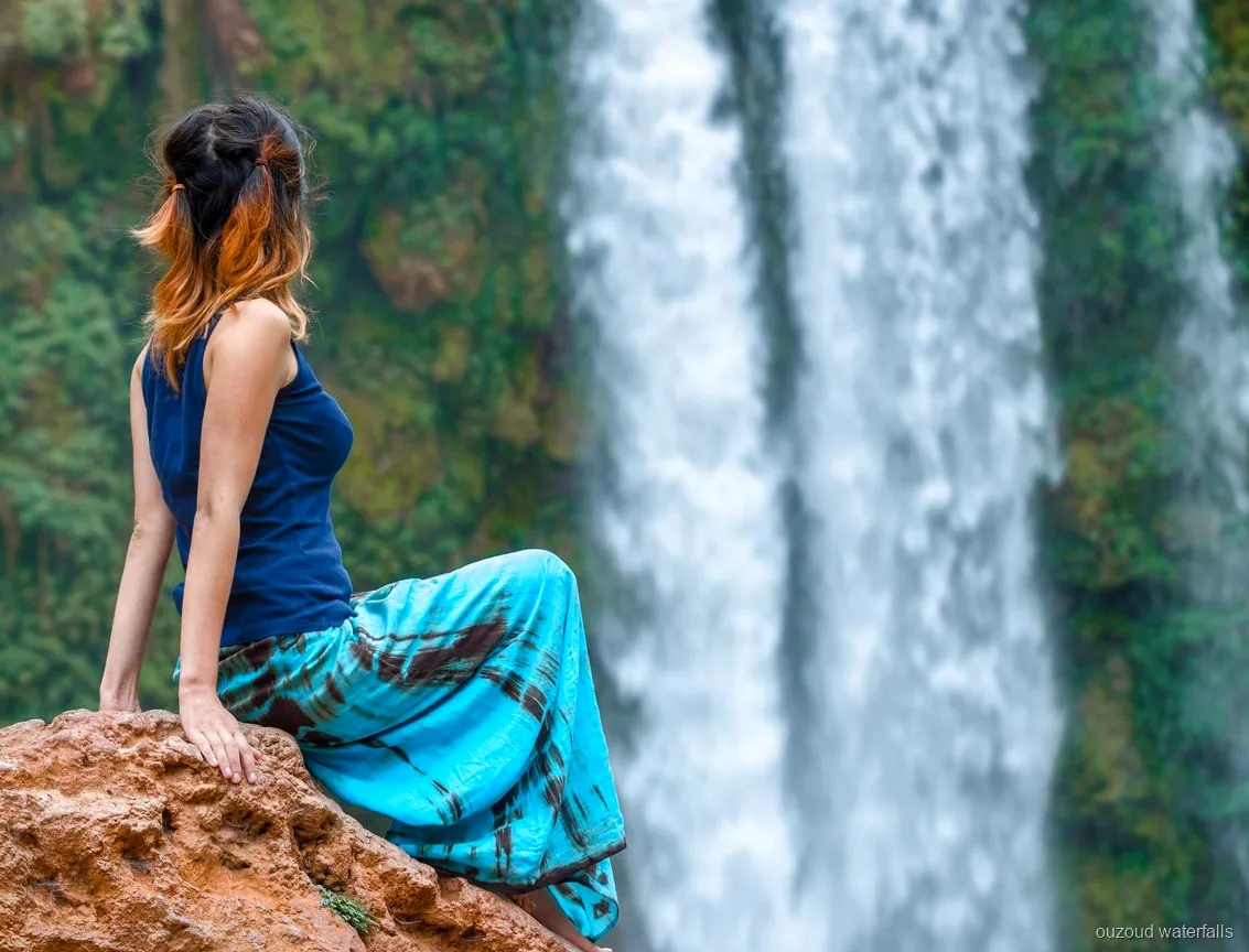 Scenic Atlas Mountains drive on the private Ouzoud Waterfalls day trip